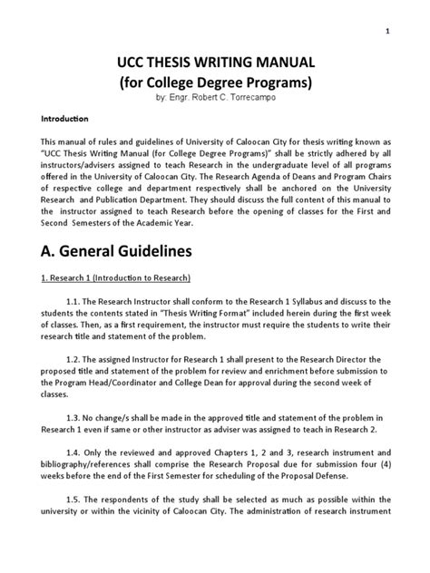 university of caloocan city student handbook|UCC Thesis Writing Manual 2019.